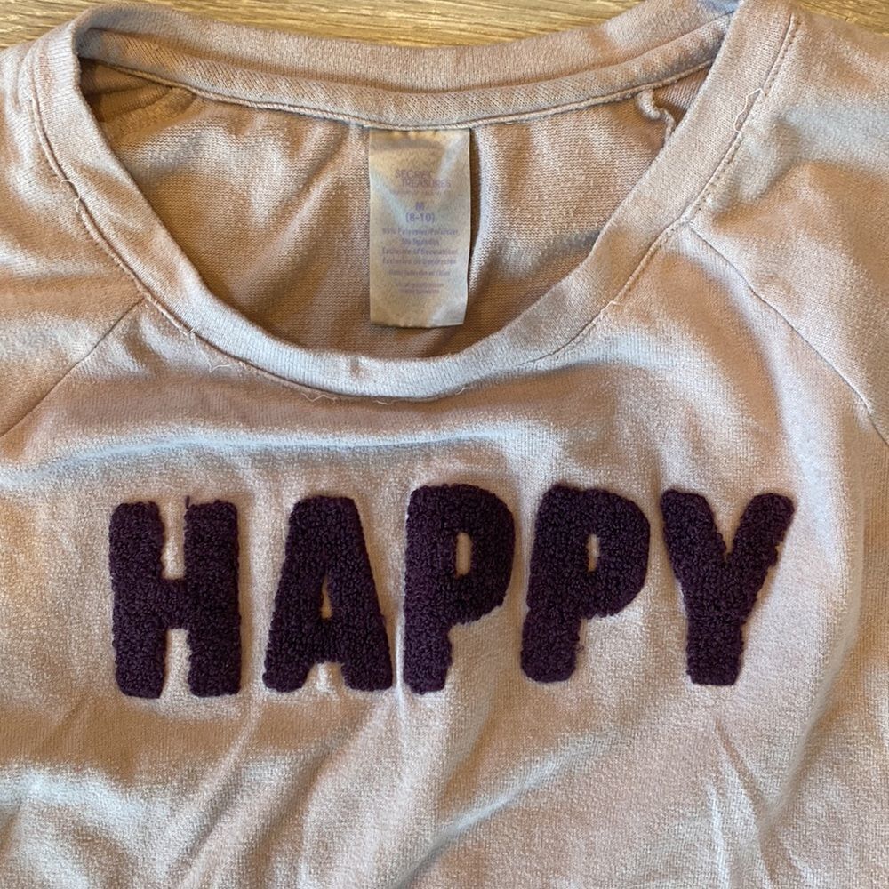 Super Soft PJ Top “Happy” - Picture 2 of 3